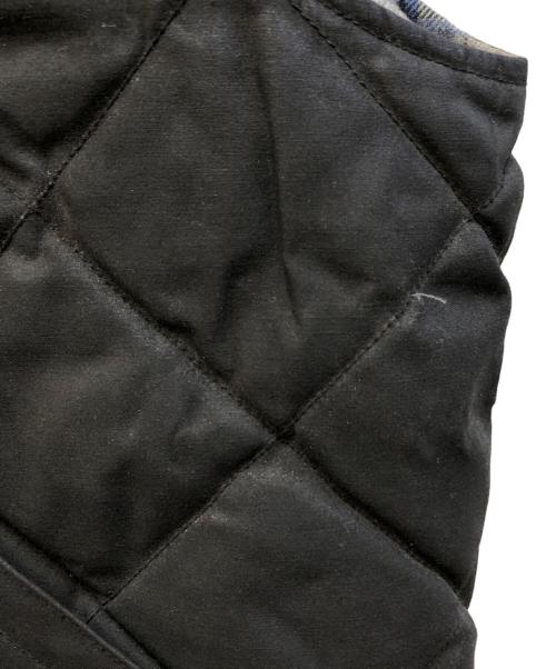 ADDICT CLOTHES（アディクト クローズ）ADDICT CLOTHES (アディクト クローズ) オイルドコットン ダウンベスト ネイビー サイズ:38の古着・服飾アイテム