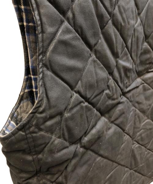 ADDICT CLOTHES（アディクト クローズ）ADDICT CLOTHES (アディクト クローズ) オイルドコットン ダウンベスト ネイビー サイズ:38の古着・服飾アイテム