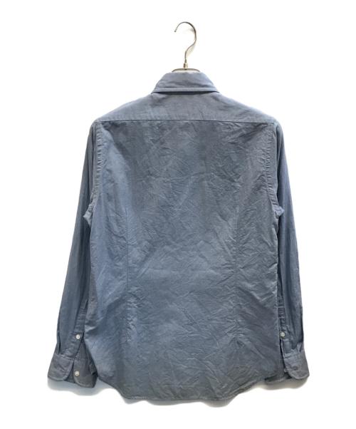 NIGEL CABOURN（ナイジェルケーボン）NIGEL CABOURN (ナイジェルケーボン) 長袖シャツ ブルー サイズ:46の古着・服飾アイテム