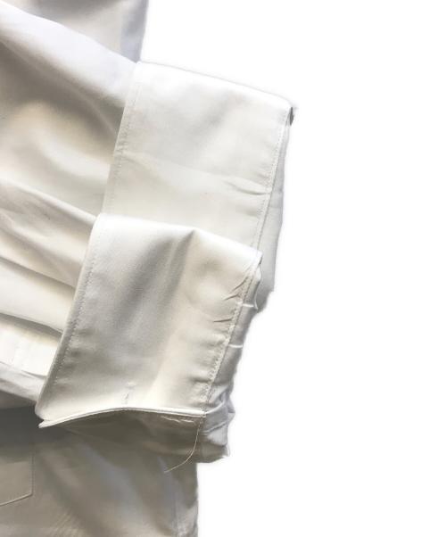 COMME des GARCONS HOMME DEUX（コムデギャルソン オム ドゥ）COMME des GARCONS HOMME DEUX (コムデギャルソン オム ドゥ) ジップデザイン長袖シャツ ホワイト サイズ:Mの古着・服飾アイテム