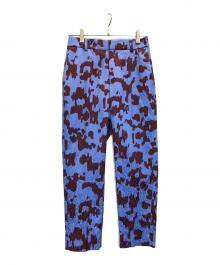 UNITED ARROWS（ユナイテッドアローズ）の古着「プリントカラージャカードパンツ」｜パープル