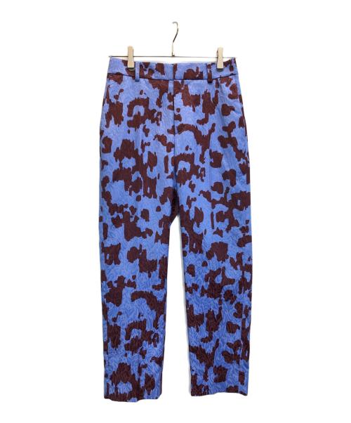 UNITED ARROWS（ユナイテッドアローズ）UNITED ARROWS (ユナイテッドアローズ) プリントカラージャカードパンツ パープル サイズ:36の古着・服飾アイテム