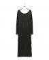 LEINWANDE（ラインヴァンド）の古着「Belted Knit Dress」｜グレー