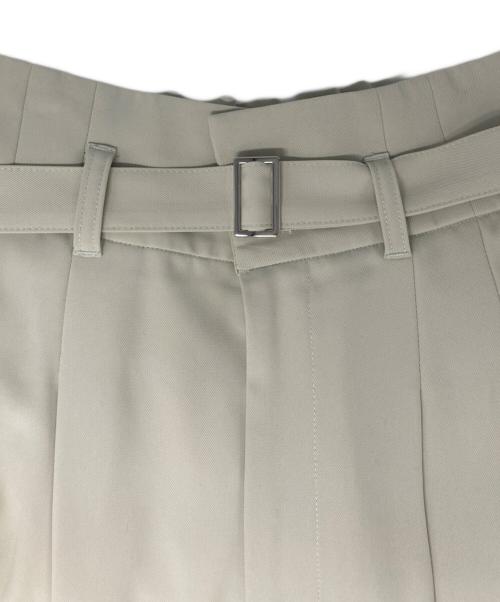 Lily Brown（リリーブラウン）Lily Brown (リリーブラウン) ハイウエストタックワイドパンツ グリーン サイズ:1の古着・服飾アイテム