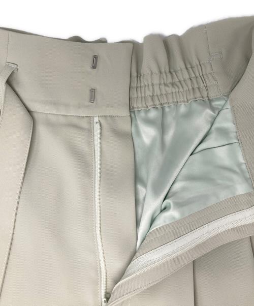 Lily Brown（リリーブラウン）Lily Brown (リリーブラウン) ハイウエストタックワイドパンツ グリーン サイズ:1の古着・服飾アイテム