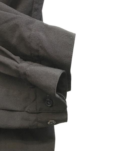 MARKA（マーカ）MARKA (マーカ) スーパー120’sウールワッシャートロピカルバンドカラースキッパーシャツ ブラック サイズ:1の古着・服飾アイテム