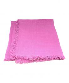 ASAUCE MELER（アソースメレ）の古着「大判ストール」｜ピンク
