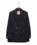 Maison IENAメゾンイエナ）の古着「ウールダブルブレストジャケット」｜ネイビー