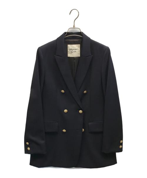 Maison IENA（メゾンイエナ）Maison IENA (メゾンイエナ) ウールダブルブレストジャケット ネイビー サイズ:36の古着・服飾アイテム