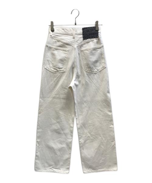 R.H.Vintage（ロンハーマン・ヴィンテージ）R.H.Vintage (ロンハーマン・ヴィンテージ) オーガニックコットンデニムパンツ ホワイト サイズ:24の古着・服飾アイテム