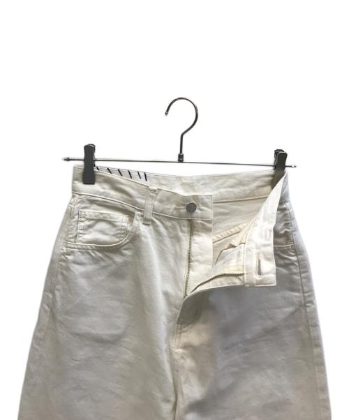 R.H.Vintage（ロンハーマン・ヴィンテージ）R.H.Vintage (ロンハーマン・ヴィンテージ) オーガニックコットンデニムパンツ ホワイト サイズ:24の古着・服飾アイテム