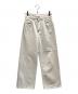 R.H.Vintage（ロンハーマン・ヴィンテージ）の古着「オーガニックコットンデニムパンツ」｜ホワイト