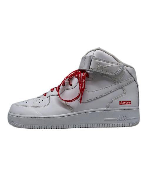 NIKE（ナイキ）NIKE (ナイキ) Supreme (シュプリーム) AIR FORCE 1 MID SP ホワイト サイズ:US10の古着・服飾アイテム