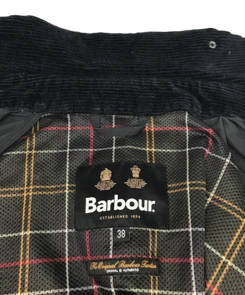 Barbour（バブアー）Barbour (バブアー) ピーチスキンコットンショートレングスブルゾン ブラック サイズ:38の古着・服飾アイテム