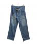 pellepelle (ペレペレ) バギーデニムパンツ インディゴ サイズ:WAIST：34 INSEAM：34：5000円