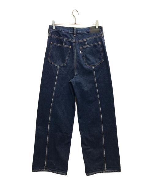 jieda（ジエダ）jieda (ジエダ) ルーズフィットデニムパンツ インディゴ サイズ:2の古着・服飾アイテム