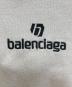 中古・古着 BALENCIAGA (バレンシアガ) スポンサーロゴプルオーバーフーディー ベージュ サイズ:S：37000円
