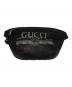 GUCCI（グッチ）の古着「プリントレザーベルトバッグ」｜ブラック