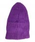 SUPREME (シュプリーム) Classic Logo Chunky Ribbed Beanie パープル：8000円