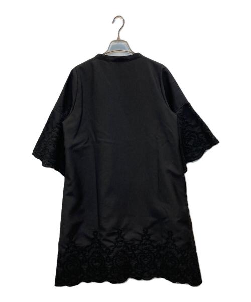 HER LIP TO（ハーリップトゥ）HER LIP TO (ハーリップトゥ) Embroidery Poplin Mini Dress ブラック サイズ:Ⅿの古着・服飾アイテム