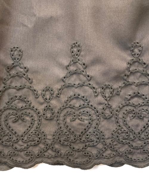 HER LIP TO（ハーリップトゥ）HER LIP TO (ハーリップトゥ) Embroidery Poplin Mini Dress ブラック サイズ:Ⅿの古着・服飾アイテム