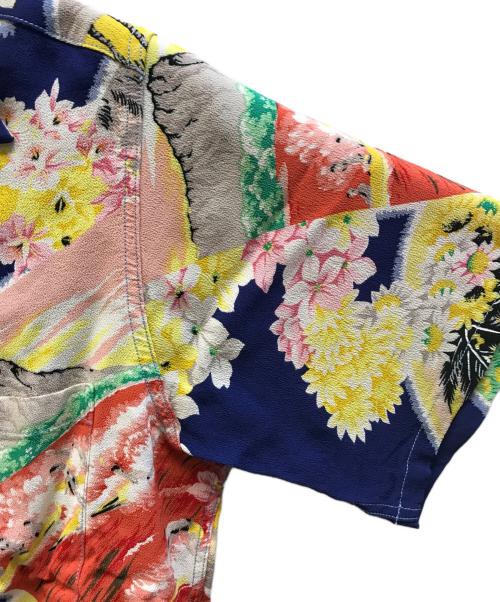 Sun Surf（サンサーフ）Sun Surf (サンサーフ) レーヨンアロハシャツ ブルー サイズ:XSの古着・服飾アイテム