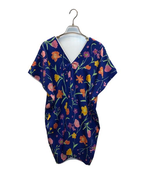 PLAN C（プランシー）PLAN C (プランシー) 花柄ノースリーブブラウス ネイビー サイズ:36 未使用品の古着・服飾アイテム