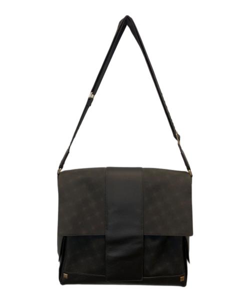 dunhill（ダンヒル）dunhill (ダンヒル) メッセンジャーバッグ ブラウンの古着・服飾アイテム