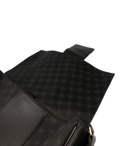 dunhill（ダンヒル）dunhill (ダンヒル) メッセンジャーバッグ ブラウンの古着・服飾アイテム