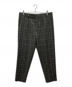GTA IL PANTALONEGTA IL PANTALONE）の古着「ウールチェックパンツ」｜グリーン