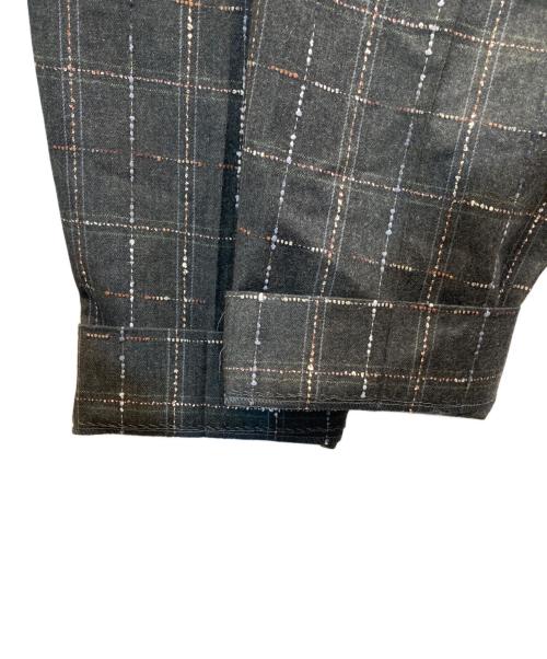 GTA IL PANTALONE（GTA IL PANTALONE）GTA IL PANTALONE (GTA IL PANTALONE) ウールチェックパンツ グリーン サイズ:50の古着・服飾アイテム