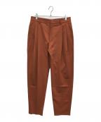 MSGMエムエスジーエム）の古着「レギュラーフィット ファブリック トラウザーズ」｜ブラウン
