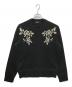 DSQUARED2（ディースクエアード）の古着「刺繍スウェット」｜ブラック
