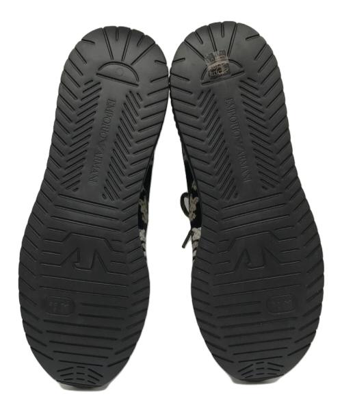 EMPORIO ARMANI（エンポリオアルマーニ）EMPORIO ARMANI (エンポリオアルマーニ) ハイカットスニーカー ブラック サイズ:11の古着・服飾アイテム