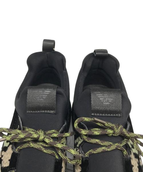 EMPORIO ARMANI（エンポリオアルマーニ）EMPORIO ARMANI (エンポリオアルマーニ) ハイカットスニーカー ブラック サイズ:11の古着・服飾アイテム