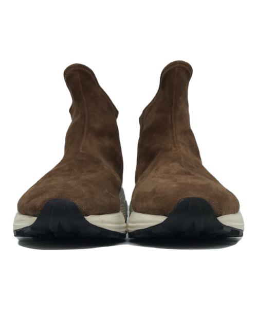 BUTTERO（ブッテロ）BUTTERO (ブッテロ) ストレッチスエードソックススニーカー ブラウン サイズ:43 1/2の古着・服飾アイテム