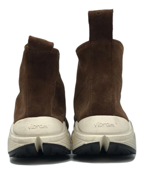 BUTTERO（ブッテロ）BUTTERO (ブッテロ) ストレッチスエードソックススニーカー ブラウン サイズ:43 1/2の古着・服飾アイテム