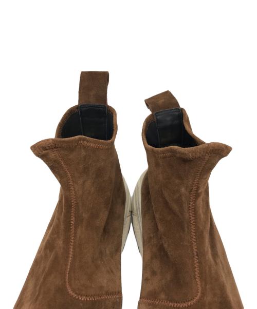 BUTTERO（ブッテロ）BUTTERO (ブッテロ) ストレッチスエードソックススニーカー ブラウン サイズ:43 1/2の古着・服飾アイテム