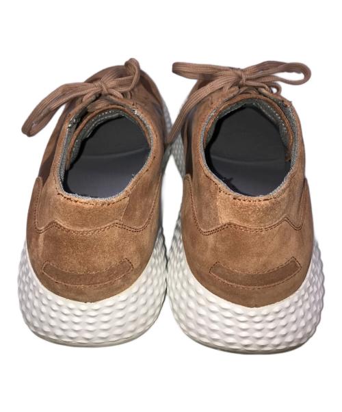 EMPORIO ARMANI（エンポリオアルマーニ）EMPORIO ARMANI (エンポリオアルマーニ) ローカットスニーカー ブラウン サイズ:10の古着・服飾アイテム