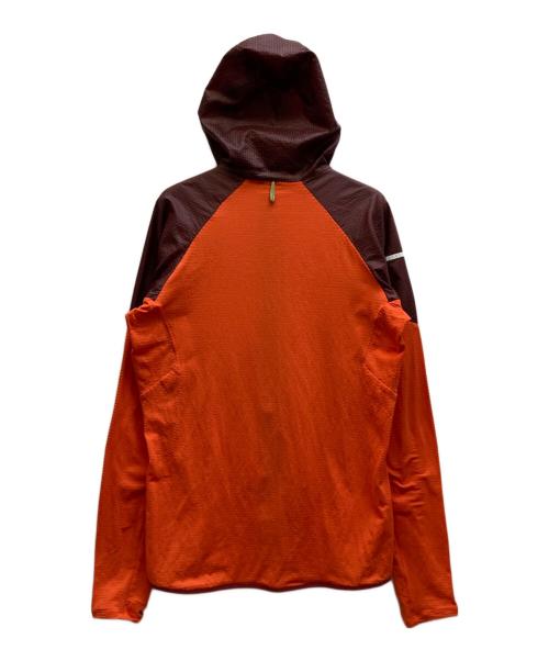 HAGLOFS（ホグロフス）HAGLOFS (ホグロフス) リムシリーズ ハイブリッド フード レッド サイズ:Ｍの古着・服飾アイテム