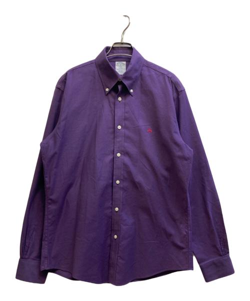 BROOKS BROTHERS（ブルックスブラザーズ）BROOKS BROTHERS (ブルックスブラザーズ) ボタンダウンシャツ パープル サイズ:Ⅿの古着・服飾アイテム