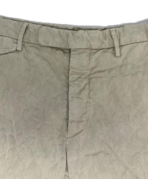 INCOTEX（インコテックス）INCOTEX (インコテックス) ストレッチリーフジャカードショートパンツ ベージュ サイズ:46の古着・服飾アイテム