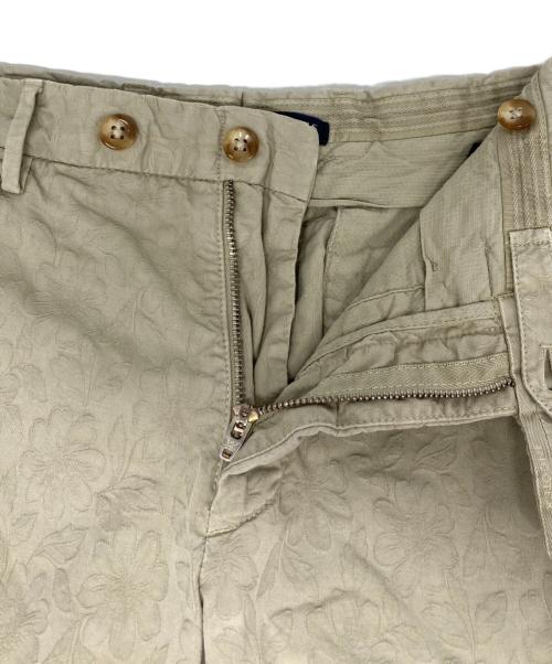 INCOTEX（インコテックス）INCOTEX (インコテックス) ストレッチリーフジャカードショートパンツ ベージュ サイズ:46の古着・服飾アイテム