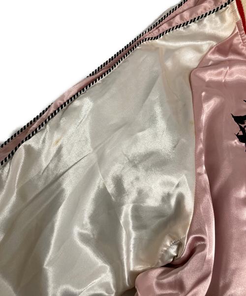 EVISU（エヴィス）EVISU (エヴィス) リバーシブルスカジャン ピンク サイズ:38の古着・服飾アイテム