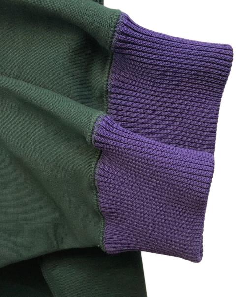 KOLOR（カラー）KOLOR (カラー) 襟付きオーバーサイズスウェット グリーン サイズ:2の古着・服飾アイテム