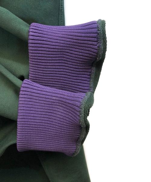 KOLOR（カラー）KOLOR (カラー) 襟付きオーバーサイズスウェット グリーン サイズ:2の古着・服飾アイテム