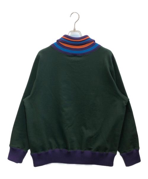 KOLOR（カラー）KOLOR (カラー) 襟付きオーバーサイズスウェット グリーン サイズ:2の古着・服飾アイテム