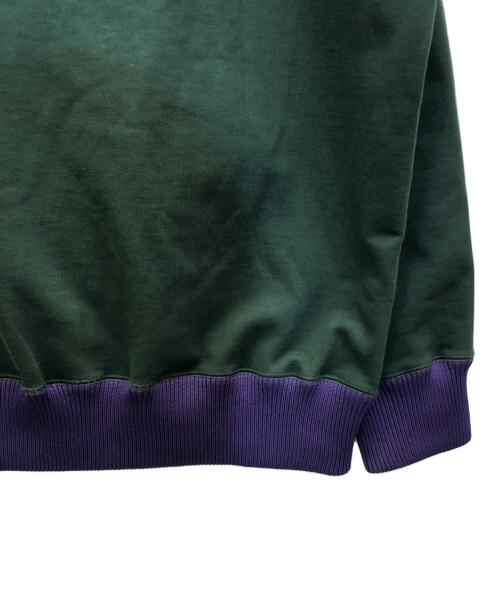 KOLOR（カラー）KOLOR (カラー) 襟付きオーバーサイズスウェット グリーン サイズ:2の古着・服飾アイテム