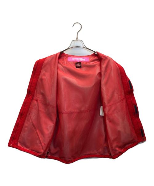 JUNYA WATANABE COMME des GARCONS MAN PINK（ジュンヤワタナベ コムデギャルソンマン ピンク）JUNYA WATANABE COMME des GARCONS MAN PINK (ジュンヤワタナベ コムデギャルソンマン ピンク) GORE WIND STOPPER ナイロンパーカー レッド サイズ:Mの古着・服飾アイテム