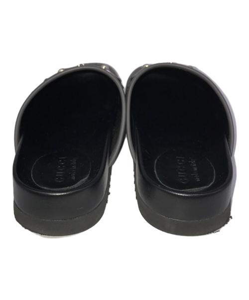 GUCCI（グッチ）GUCCI (グッチ) ホースビットサボサンダル グレー サイズ:7の古着・服飾アイテム